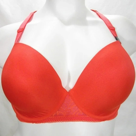 42D Paramour 115011 Carolina Seamless Bra Cayenne Orange NWT - Picture 3 of 11